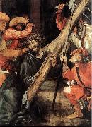 Matthias  Grunewald Carrying the Cross oil painting on canvas